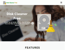 Tablet Screenshot of disk-cleaner.net